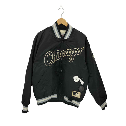 フェルコ FELCO 70s USA製 チームロゴ刺繍 裏キルティング ナイロン スタジャン メンズ import:L